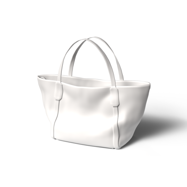 Personalized White Sasha Tote Bag - Sowoit
