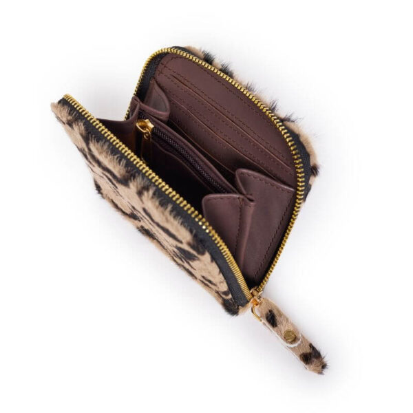 Compagnon Savane – Portefeuille en cuir imprimé animal – Image 2