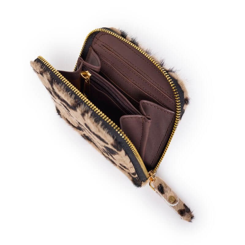 Compagnon Savane – Portefeuille en cuir imprimé animal – Image 2